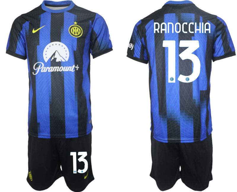Men 2023-2024 Club Inter Milan home blue 13 Soccer Jersey